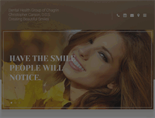 Tablet Screenshot of mychagrinfallsdentist.com